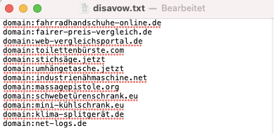 Toxische Backlinks