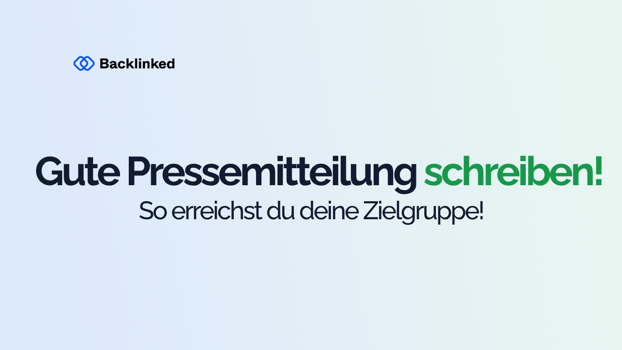 Pressemitteilung schreiben: Wir zeigen,m wie es richtig geht!